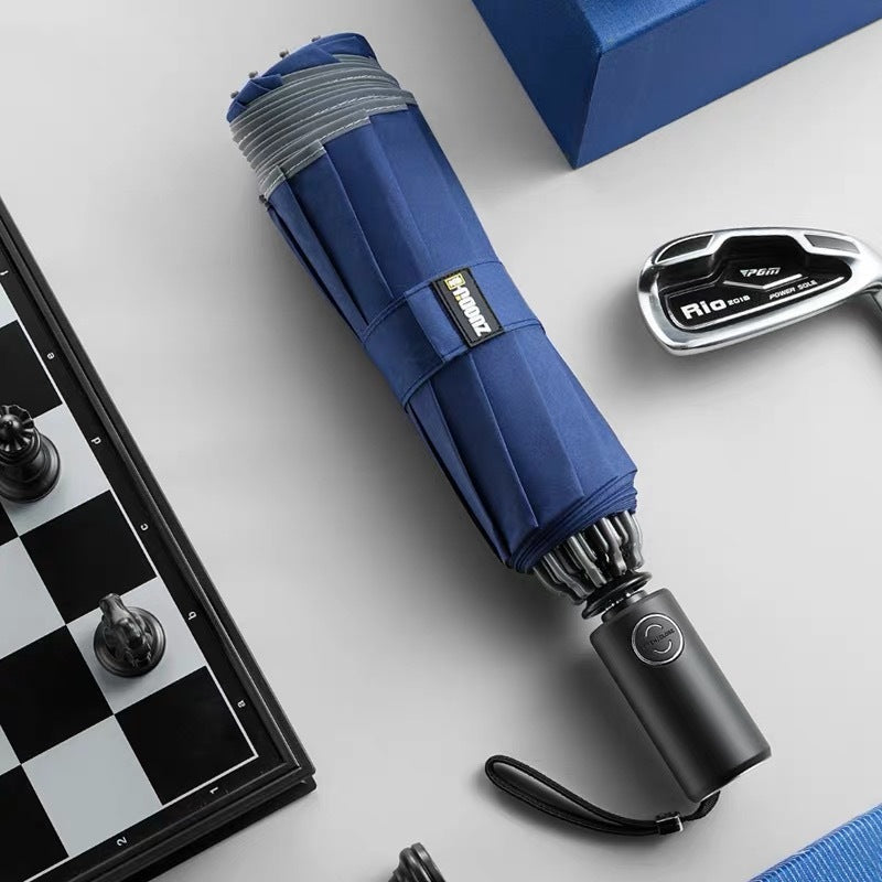 LED Flashlight Folding Umbrella – All-Weather Protection with Night Lighting EZKrea.com