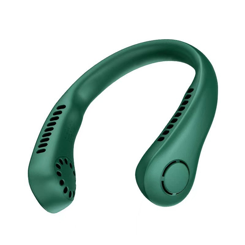 Fashion Hanging Neck Small Fan Usb PortablePortable USB Neck Fan – Hands-Free Mini Personal Cooling Fan, USB Rechargeable EZKrea.com