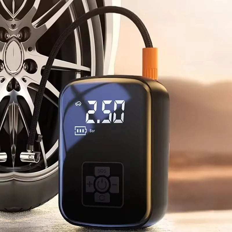Best Electric Air Pump for Car – Digital Tyre Inflator with Auto Stop, LED Light & Accurate Air Pressure for Car Tires EZKrea.com