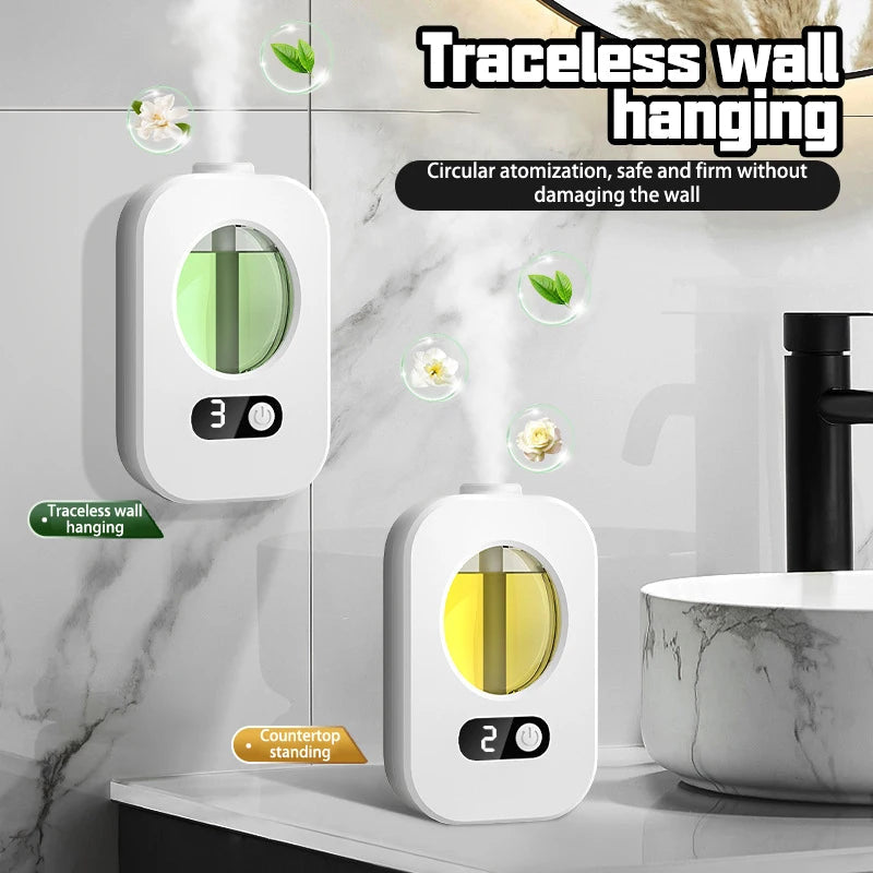 Air Freshener & Aromatherapy Diffuser – Automatic Essential Oil Dispenser for Bathroom & Home Ezkrea