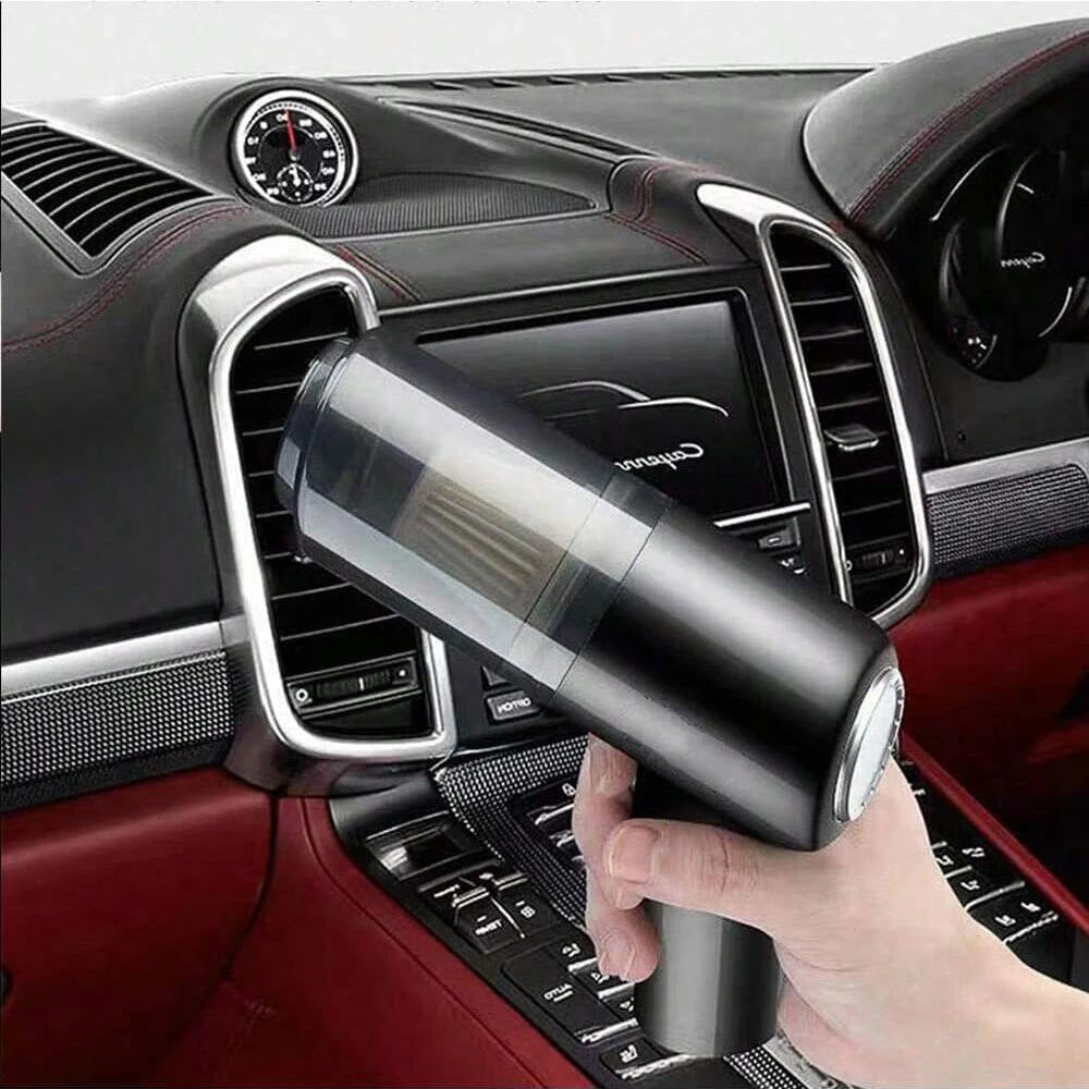 3-in-1 Mini Vacuum Cleaner – USB Rechargeable Suction & Blower for Car & Home Use Ezkrea