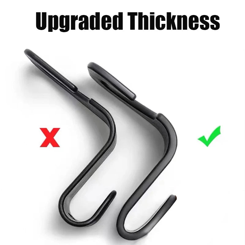 Car Headrest Hooks – Seat Back Organizer for Bags, Purses & Groceries | Universal Car Storage Clips Ezkrea