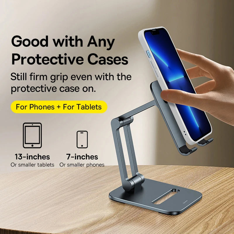 Aluminum Phone Holder Stand for iPhone, Samsung & Tablets Ezkrea