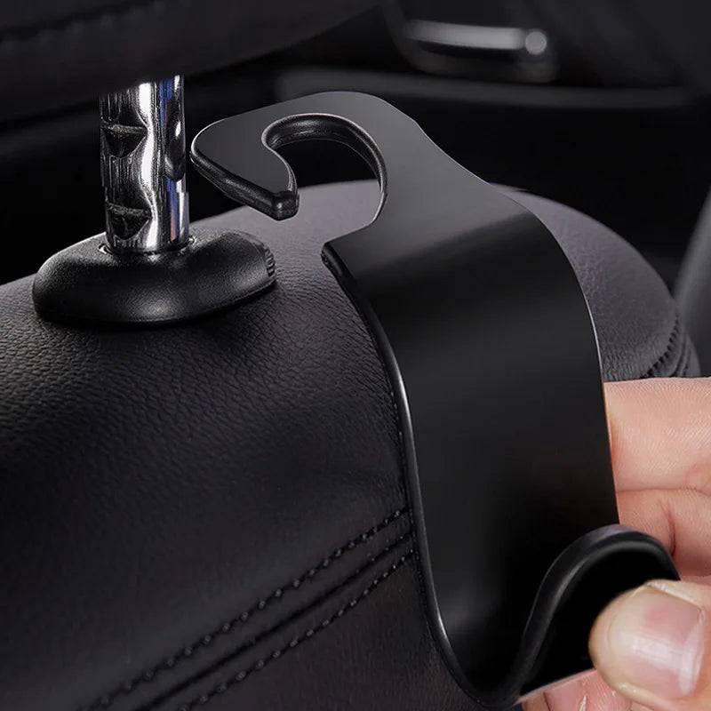 Car Headrest Hooks – Seat Back Organizer for Bags, Purses & Groceries | Universal Car Storage Clips Ezkrea