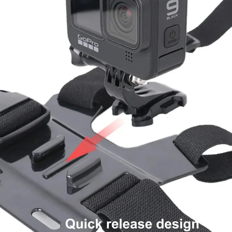5 in 1 Mobile Phone Chest Strap Mounting Holder First Angle Video Record life Phone Bracket Fixed Live Broadcast Accessories Ezkrea