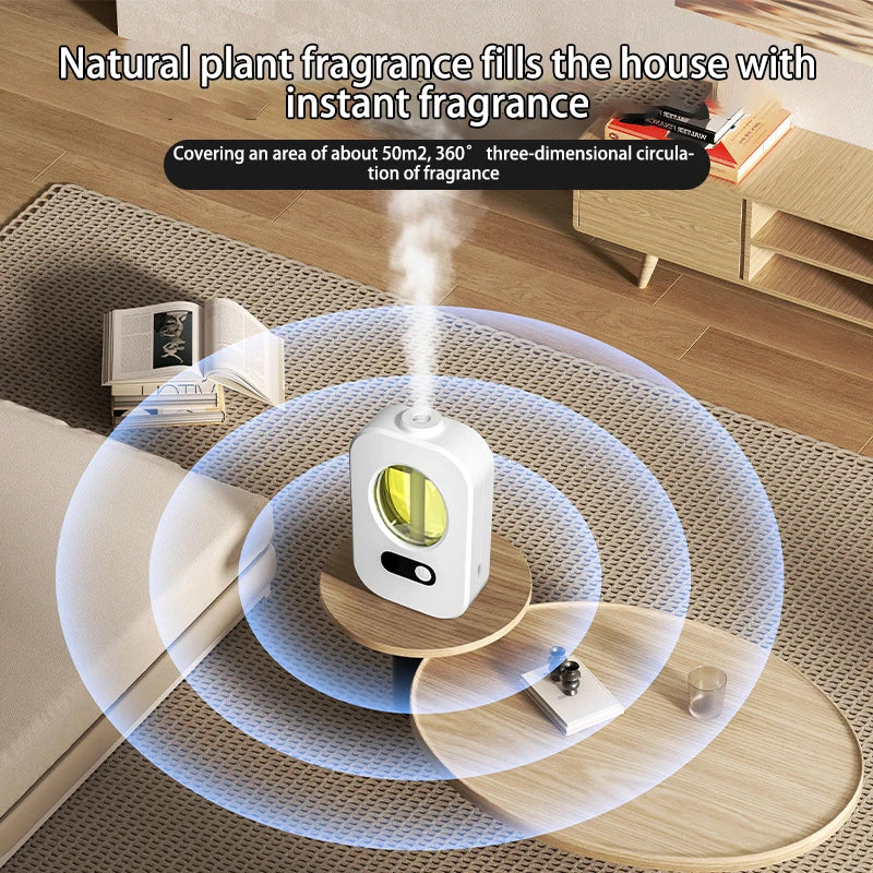 Air Freshener & Aromatherapy Diffuser – Automatic Essential Oil Dispenser for Bathroom & Home Ezkrea