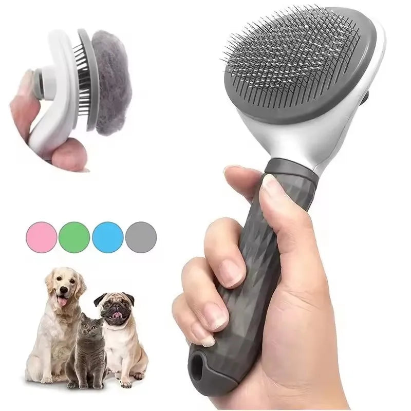 Dog Hair Remover Brush Cat Dog Hair Grooming And Care Comb For Long Hair Dog Pet Removes Hairs Cleaning Bath Brush Dog Supplies Ezkrea