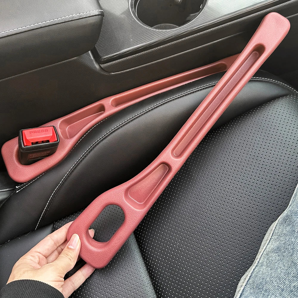 Car Seat Gap Filler Organizer – Prevent Items from Dropping | Extra Storage Box | Universal Fit for Cars, SUVs, Trucks, Vans | Durable, Odor-Free EVA Material – Black Ezkrea