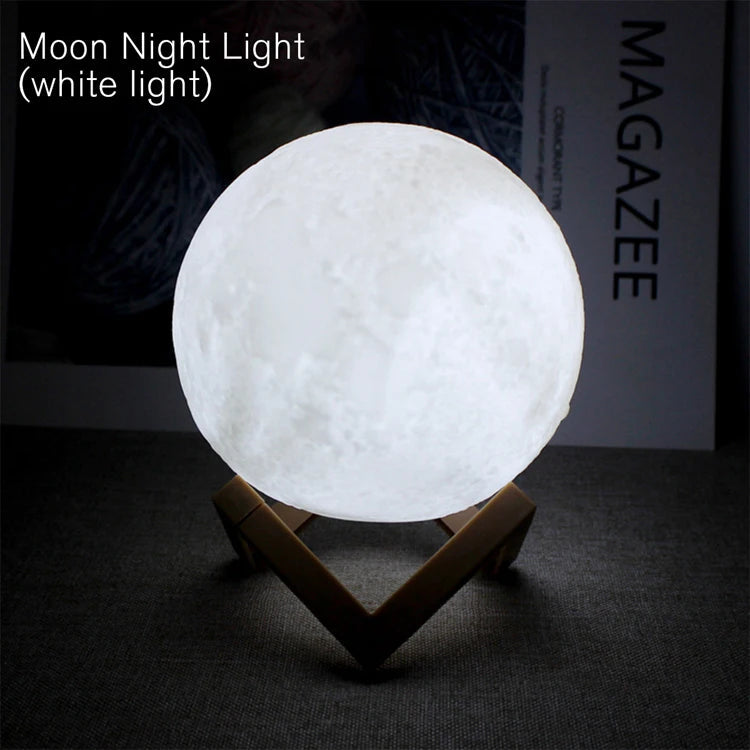 LED Moon Light Galaxy Light, Moon Night Light, Girl, Boy, Child Birthday Gift, Bedroom Decoration Indoor lighting EZKrea.com