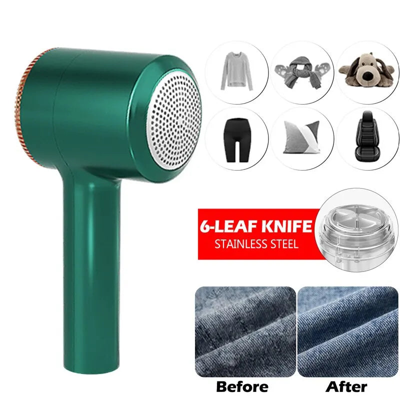 Lint Remover Electric Rechargeable โ Portable Clothes Fabric Shaver EZKrea.com
