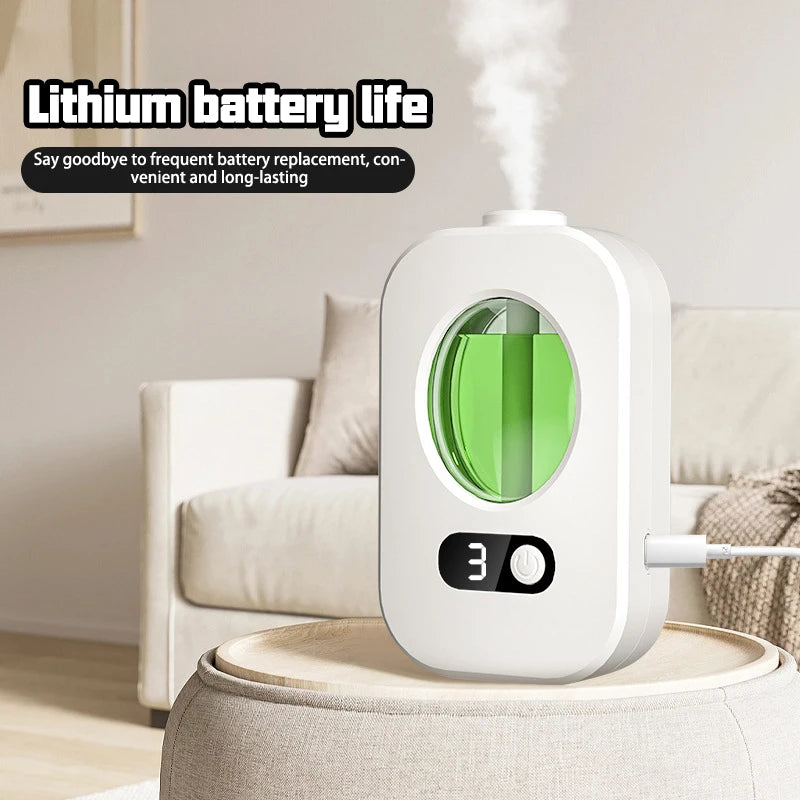Air Freshener & Aromatherapy Diffuser – Automatic Essential Oil Dispenser for Bathroom & Home Ezkrea