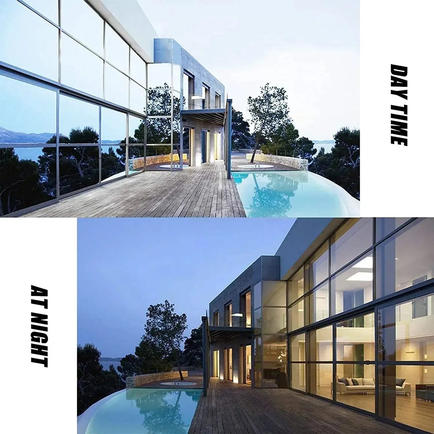 One Way Mirror Window Film – Reflective Heat Control & UV Protection for Home & Office Glass Ezkrea