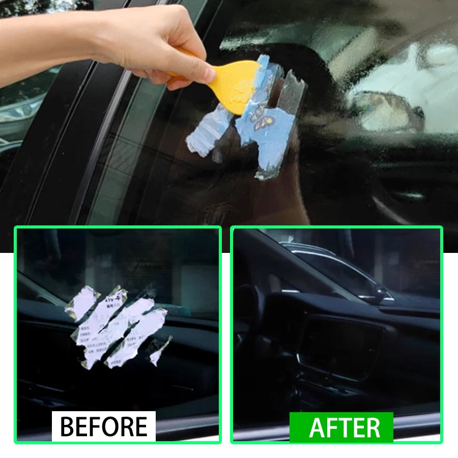 Sticky Residue Remover Car Window Film Adhesive Remover Sticker Cleaning Spray Glue Remover Cleaning Agent Cleaning Products Ezkrea