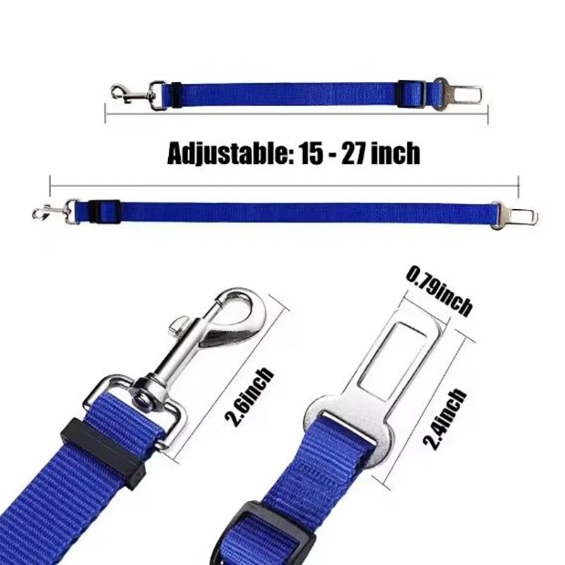 Dog seat belts hot sale pet car seat belt retractable leash dog carrier safety convenient dog leash supplies Ezkrea