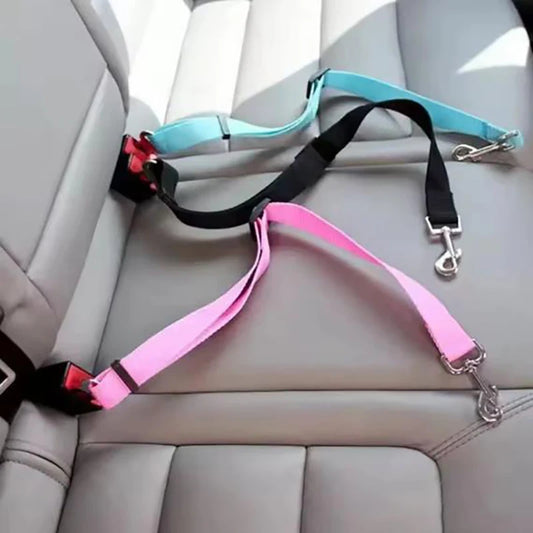 Dog seat belts hot sale pet car seat belt retractable leash dog carrier safety convenient dog leash supplies Ezkrea