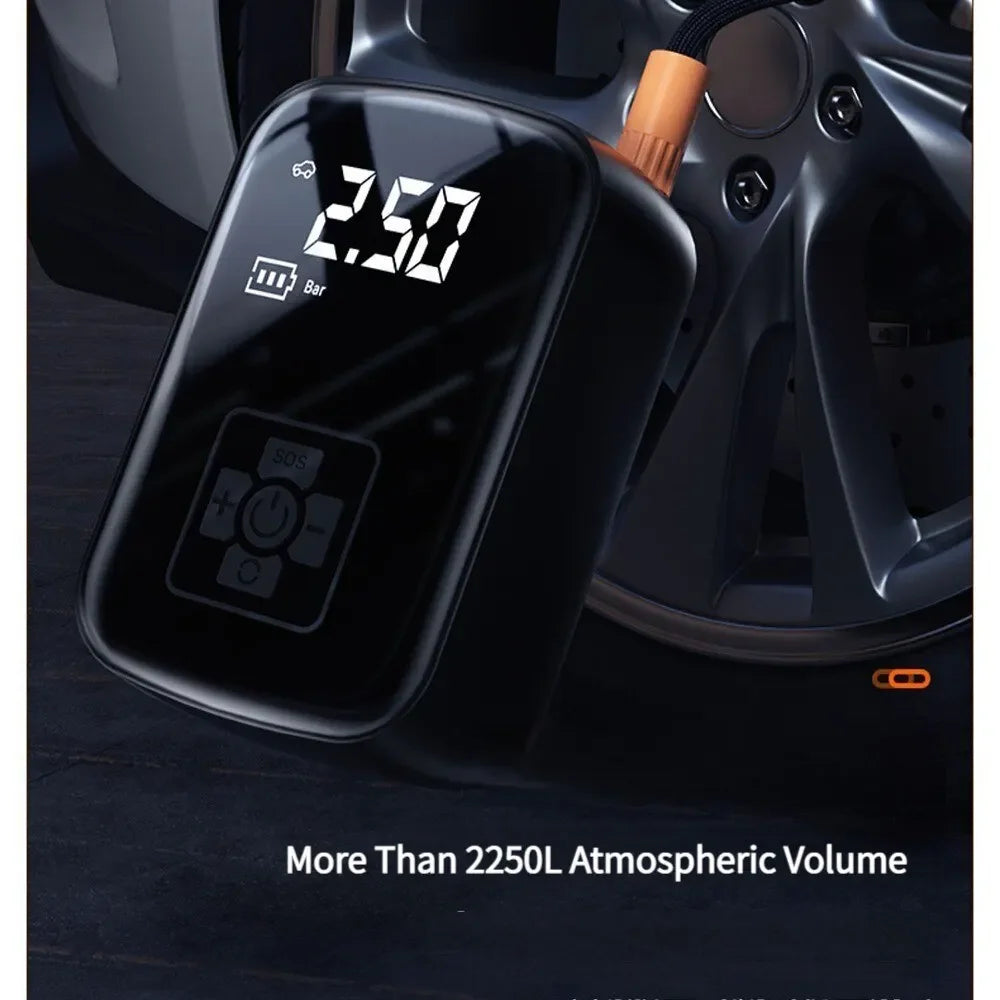 Best Electric Air Pump for Car – Digital Tyre Inflator with Auto Stop, LED Light & Accurate Air Pressure for Car Tires EZKrea.com