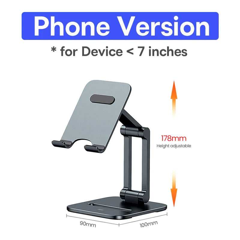 Aluminum Phone Holder Stand for iPhone, Samsung & Tablets Ezkrea