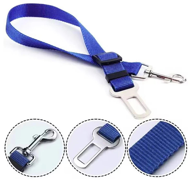 Dog seat belts hot sale pet car seat belt retractable leash dog carrier safety convenient dog leash supplies Ezkrea