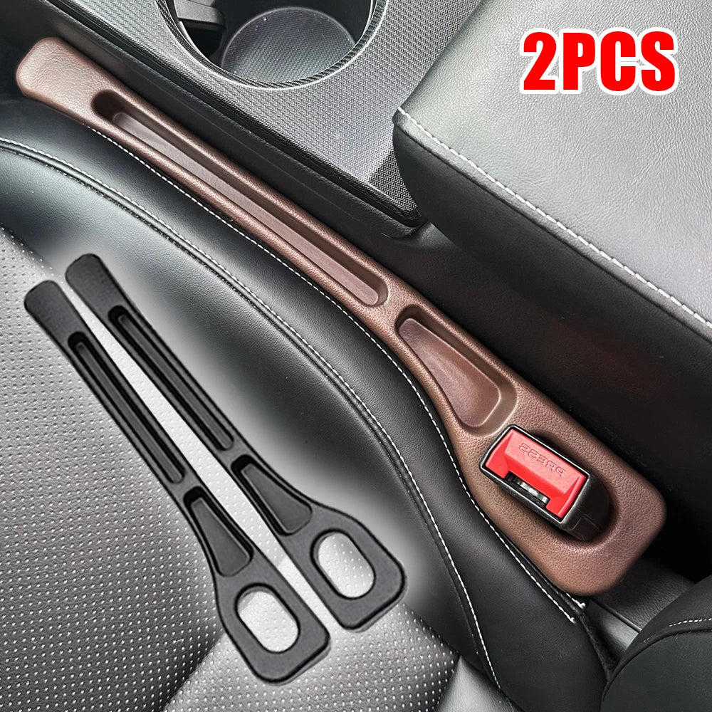 Car Seat Gap Filler Organizer – Prevent Items from Dropping | Extra Storage Box | Universal Fit for Cars, SUVs, Trucks, Vans | Durable, Odor-Free EVA Material – Black Ezkrea