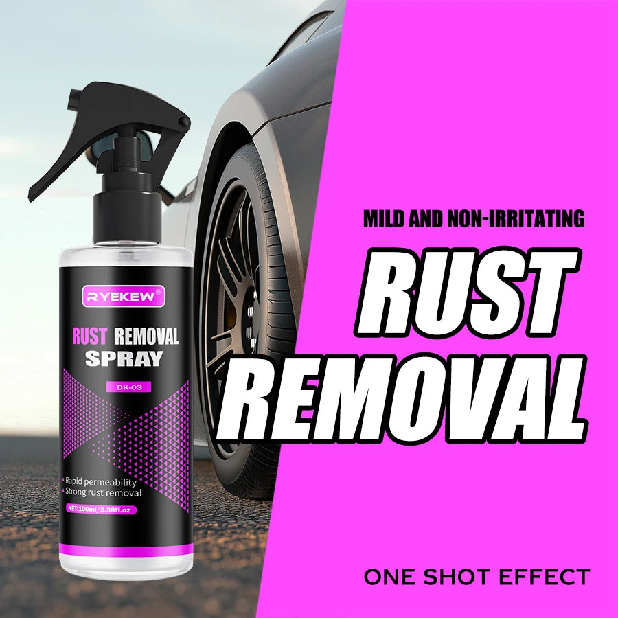 Car Wheels Rim Cleaner Multi Purpose Rust Remover Brake Paint Protect Metal Dust Iron Powder Remover Car Care Chrome Spray Ezkrea