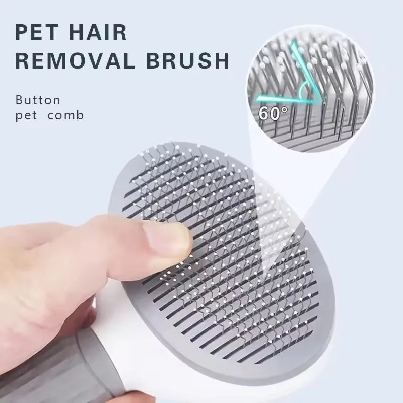 Dog Hair Remover Brush Cat Dog Hair Grooming And Care Comb For Long Hair Dog Pet Removes Hairs Cleaning Bath Brush Dog Supplies Ezkrea
