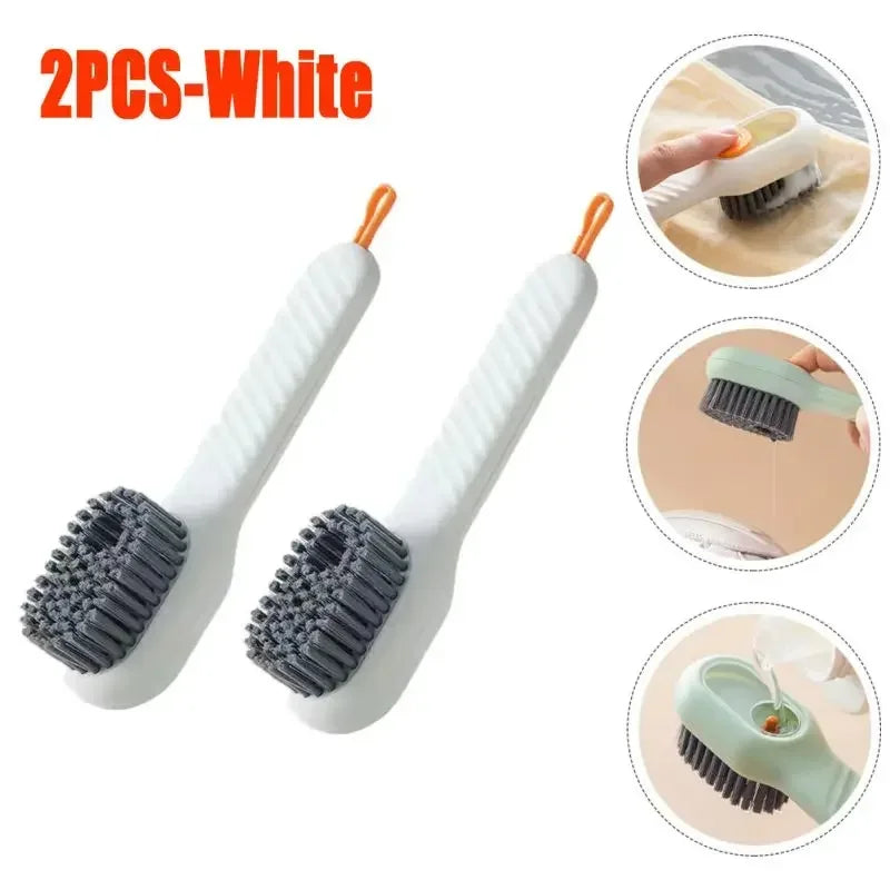 Fashion Multifunction Clean Brush – Soft Bristled Liquid-Filled Shoe & Kitchen Cleaning Tool 👟 Ezkrea