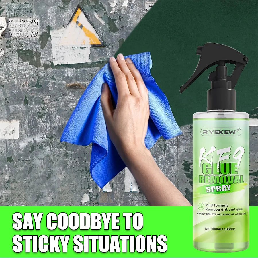 Sticky Residue Remover Car Window Film Adhesive Remover Sticker Cleaning Spray Glue Remover Cleaning Agent Cleaning Products Ezkrea