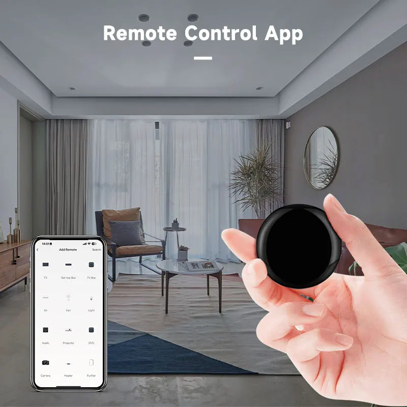 Tuya WiFi IR Remote Control – Smart Universal Remote for TV, AC, DVD | Works with Alexa & Google Home Ezkrea