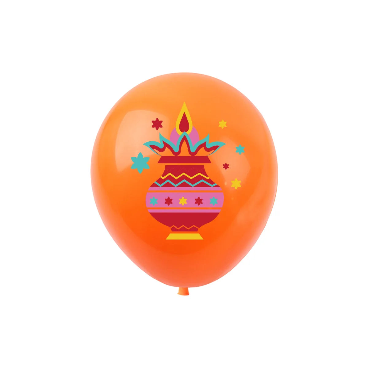 10Pcs Diwali Theme Latex Balloon Diwali Party Decoration Indian Diwali Lotus Elephant Balloons Happy Diwali Party Inflate Globos Ezkrea