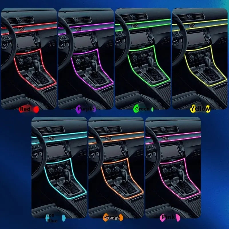 Ambient light for car - RGB light for car - Car mood lighting - RGB led strip EZKrea.com