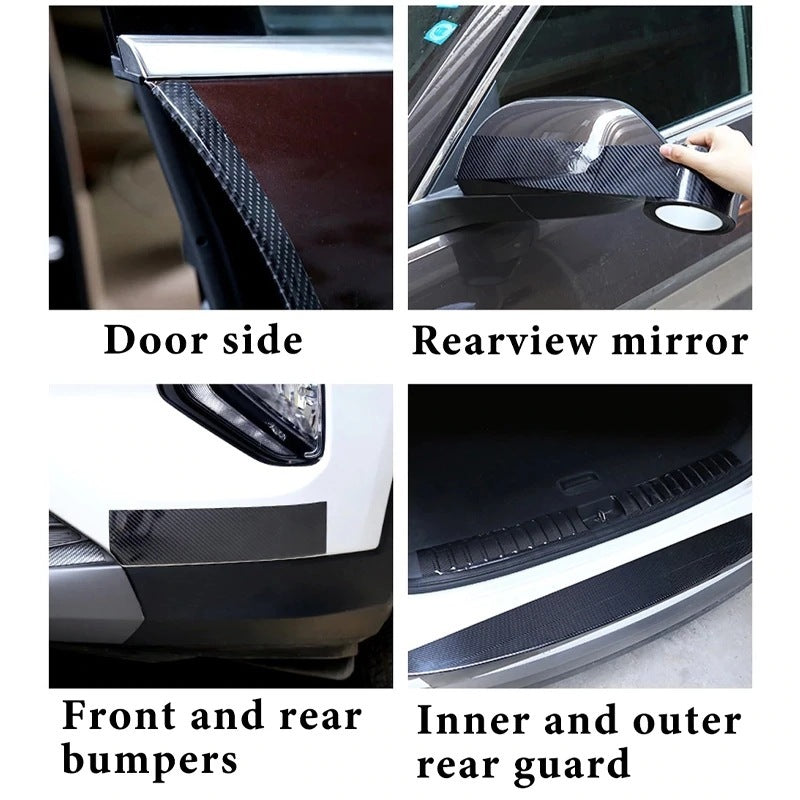 Car Door Anti-Collision Strip – Carbon Fiber Tape Protector | Scratch & Impact Guard EZKrea.com