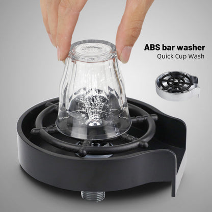 High-Pressure Automatic Faucet Spray Attachment – Efficient Cup & Sink Washer for Coffee Pitchers, Mugs & Kitchen Use EZKrea.com