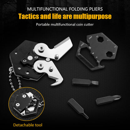 Multifunctional Hexagon Coin Outdoor Tool
