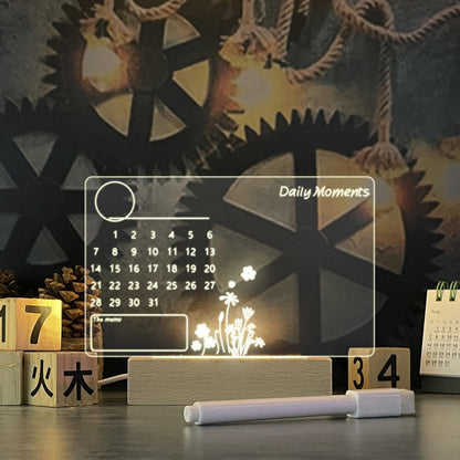 Creative USB Message Board Lamp – Warm LED Night Light with Erasable Pen | Decorative USB Message Lamp EZKrea.com