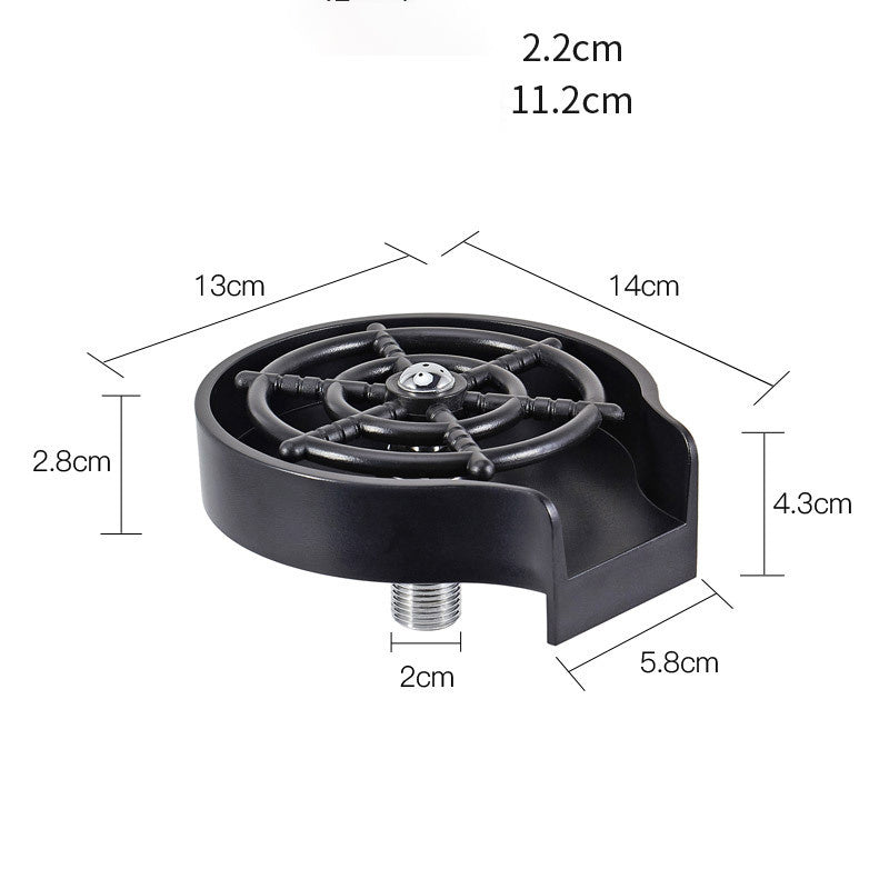 High-Pressure Automatic Faucet Spray Attachment – Efficient Cup & Sink Washer for Coffee Pitchers, Mugs & Kitchen Use EZKrea.com