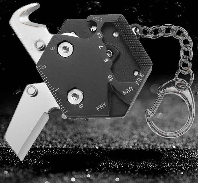 Multifunctional Hexagon Coin Outdoor Tool