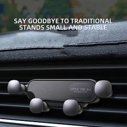 Gravity Car Phone Holder for 4.7–7 inch Phones – Universal Air Vent Mount, Shockproof GPS Clip Stand Ezkrea