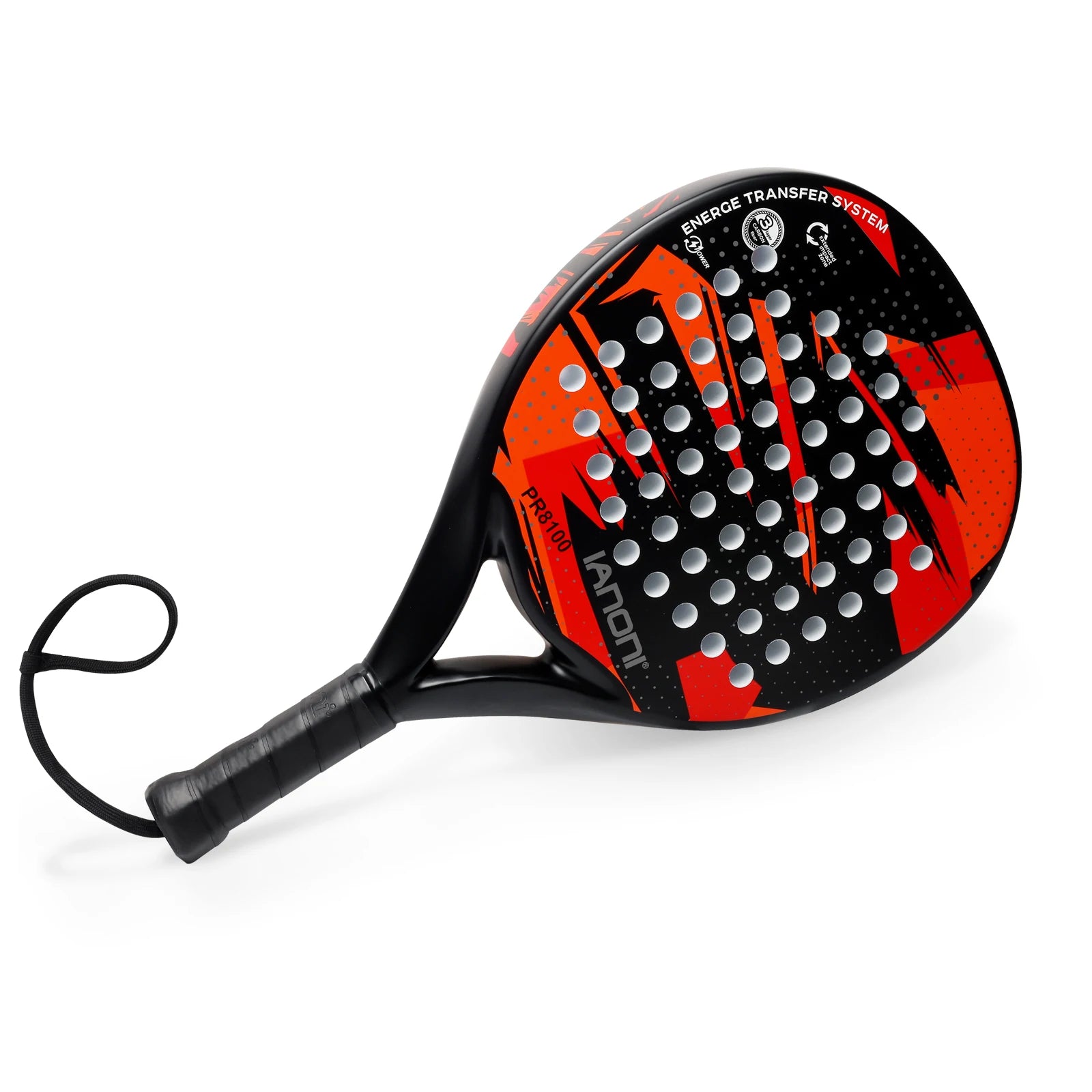 IANONI Padel Racket Carbon Fiber Surface with EVA Memory Flex Foam Core Padel Tennis Racquets Lightweight Ezkrea