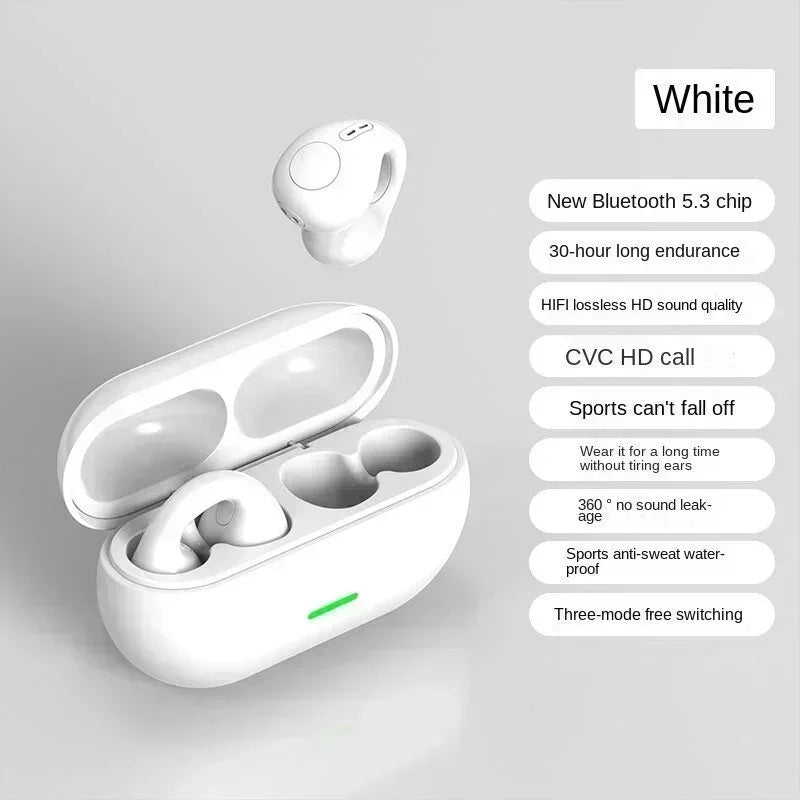 Original T75 Wireless Headphone – Bone Conduction Bluetooth 5.3, Waterproof TWS Sports Earphones with HiFi Sound Ezkrea