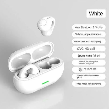 Original T75 Wireless Headphone – Bone Conduction Bluetooth 5.3, Waterproof TWS Sports Earphones with HiFi Sound Ezkrea