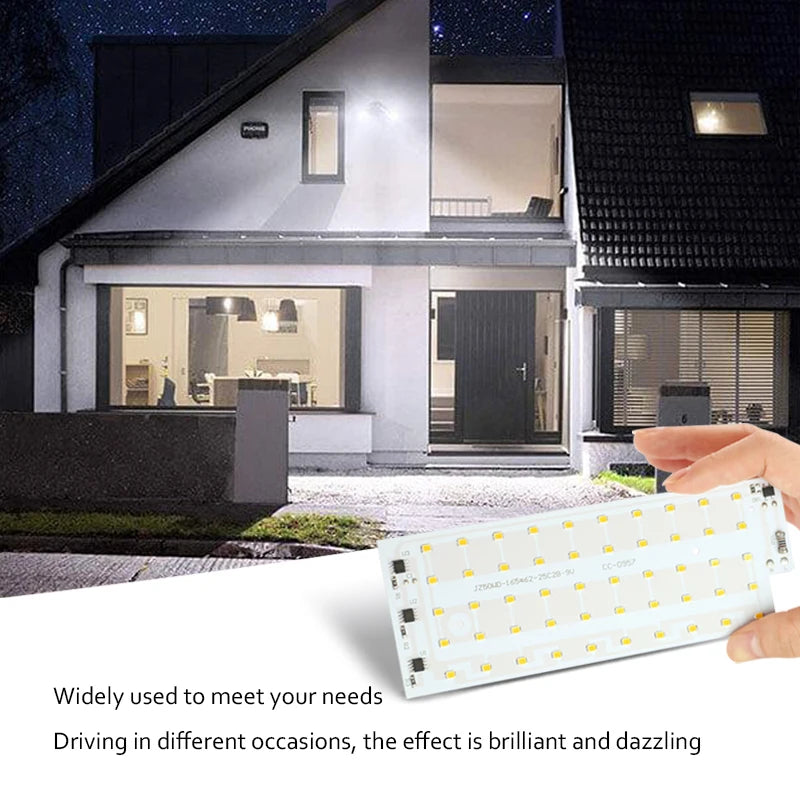 50W SMD 2835 LED Chip Floodlight – 220V Smart IC, Long Lifespan, Waterproof DIY Spotlight for Outdoor Lighting & Lamp Repair Projects Ezkrea