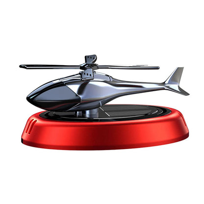 Solar-Powered Car Air Freshener – Rotating Aircraft Design with Essential Oils Ezkrea
