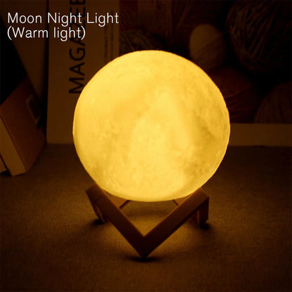 LED Moon Light Galaxy Light, Moon Night Light, Girl, Boy, Child Birthday Gift, Bedroom Decoration Indoor lighting EZKrea.com