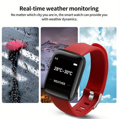 Smartwatch Men Women Wristwatches Smart Watch Message Fitness Monitor Bracelet Birthday Gift Electronic Clock For Android IOS Ezkrea