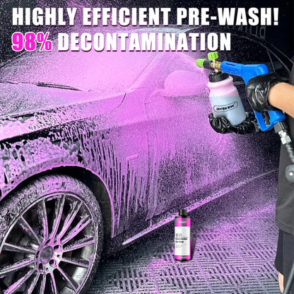 Pink Foaming Extreme Bodywash & Wax Foaming Car Wash Soap, Works with Foam Cannons/Guns or Bucket Washes For Cars, Trucks Ezkrea