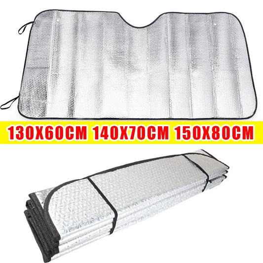 Car Windshield Sun Shade Cover – Anti-UV, Snow & Ice Protector for Front/Rear Glass | Auto Accessories Ezkrea