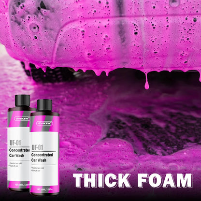 Pink Foaming Extreme Bodywash & Wax Foaming Car Wash Soap, Works with Foam Cannons/Guns or Bucket Washes For Cars, Trucks Ezkrea