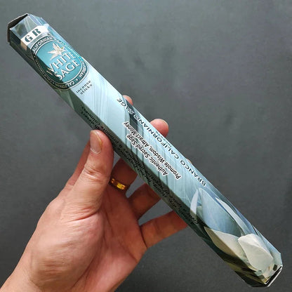 Y 20 Sticks Indian Incense White Sage Meditation Lavender Yoga Sea Breeze Love Incense Purifying Air Deodorization Aromatherapy Ezkrea