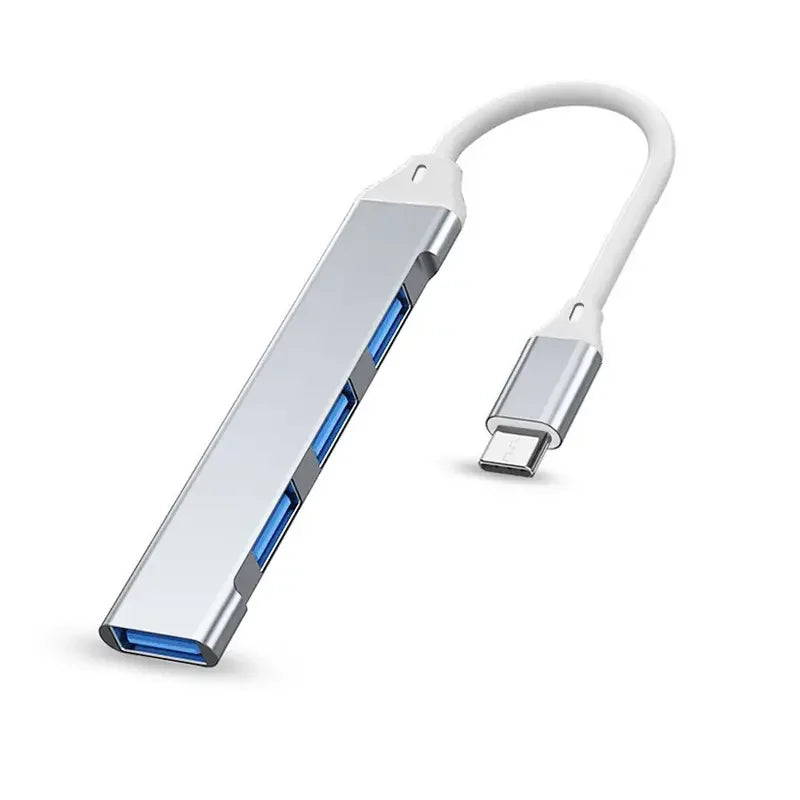 4-Port USB 3.0/2.0 High-Speed Hub for PC & Laptop Ezkrea