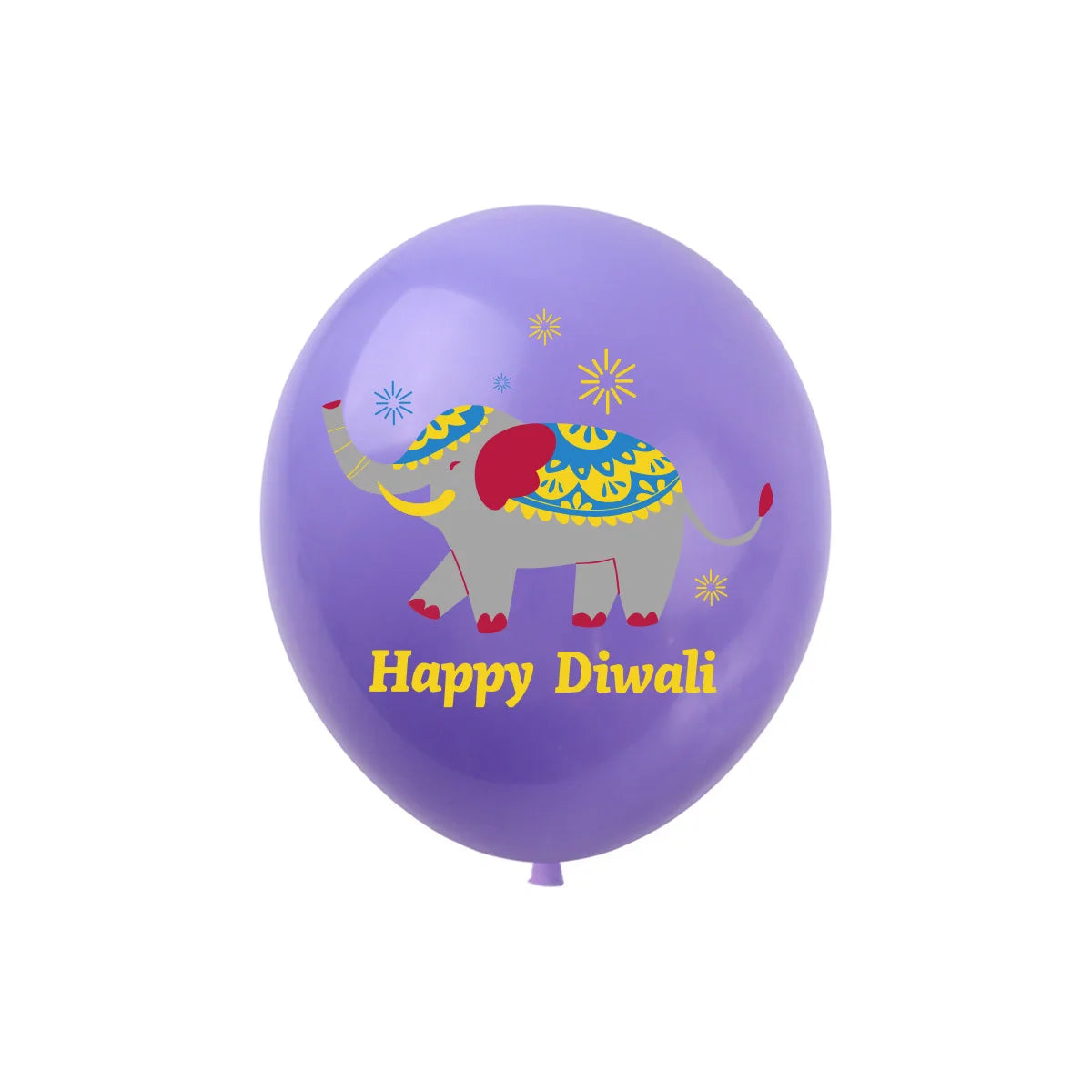 10Pcs Diwali Theme Latex Balloon Diwali Party Decoration Indian Diwali Lotus Elephant Balloons Happy Diwali Party Inflate Globos Ezkrea